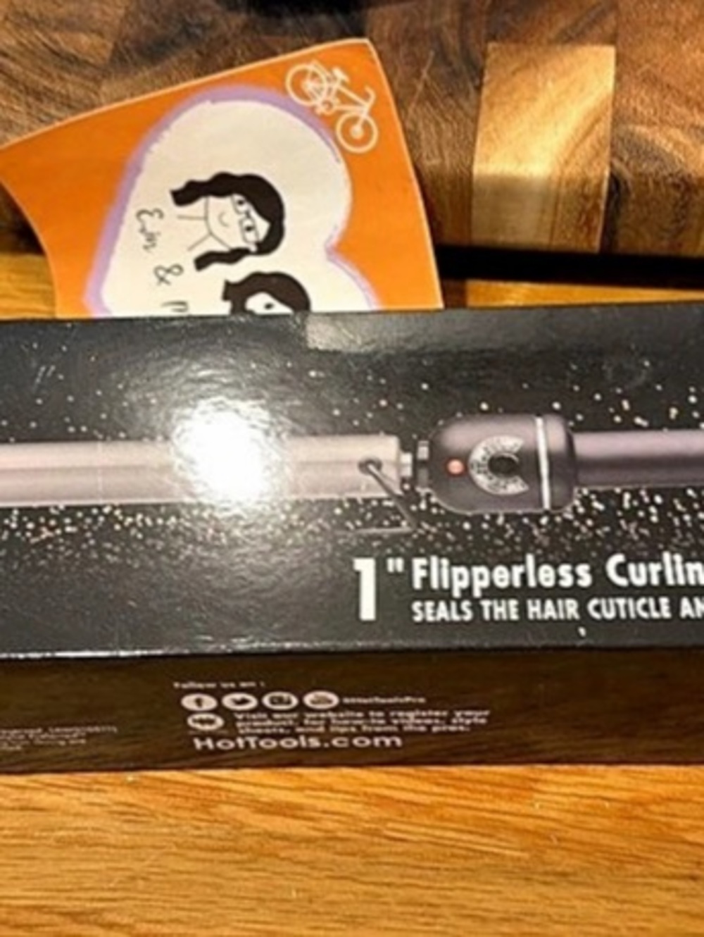 Hot Tools Professional 1" Flipperless Curling Wand - Ceramic